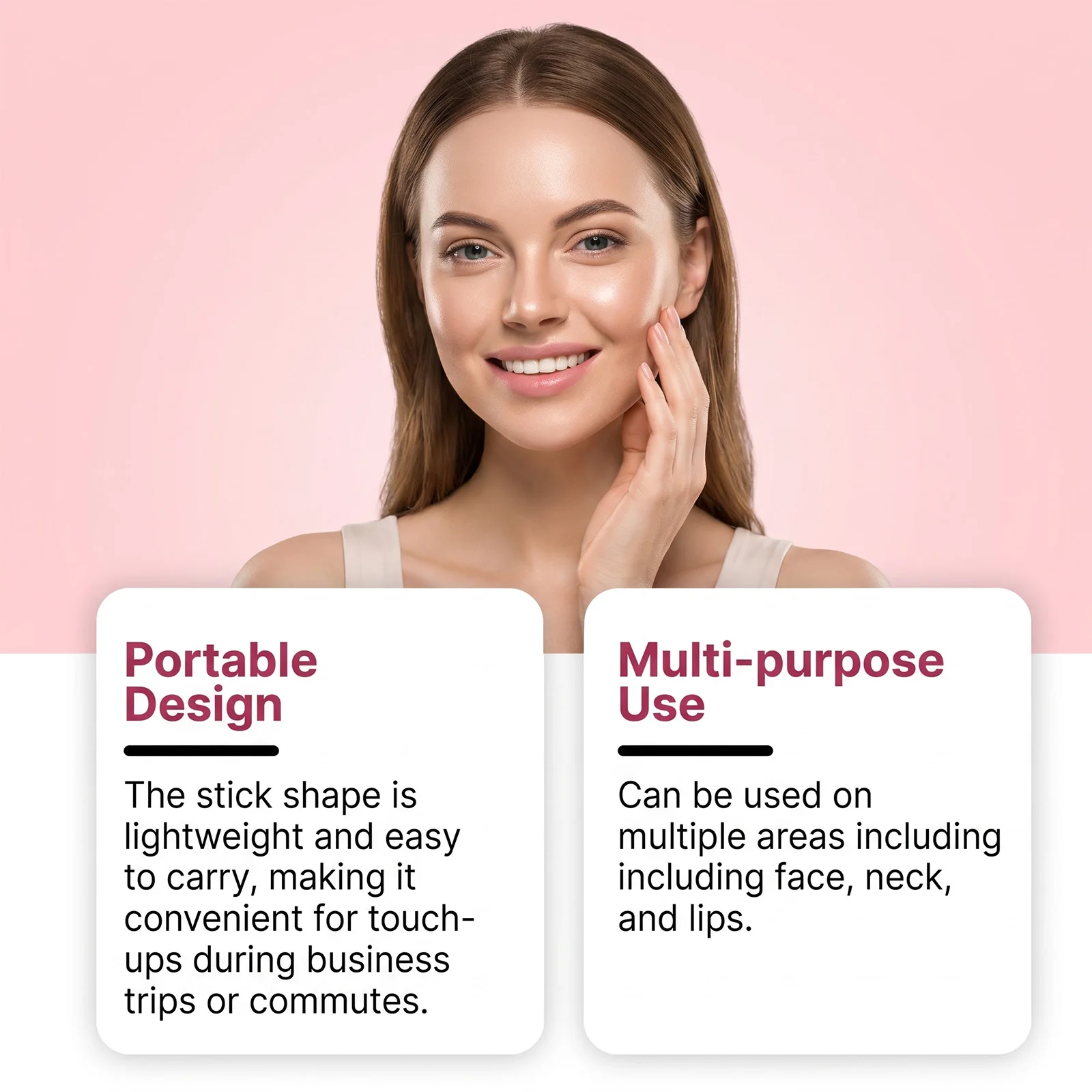 PDRN Pink Collagen Volume Multi Balm Stick Volufiline Anti Wrinkles Korean Glass Skin Care All-In-One Balm For Eye Neck Face