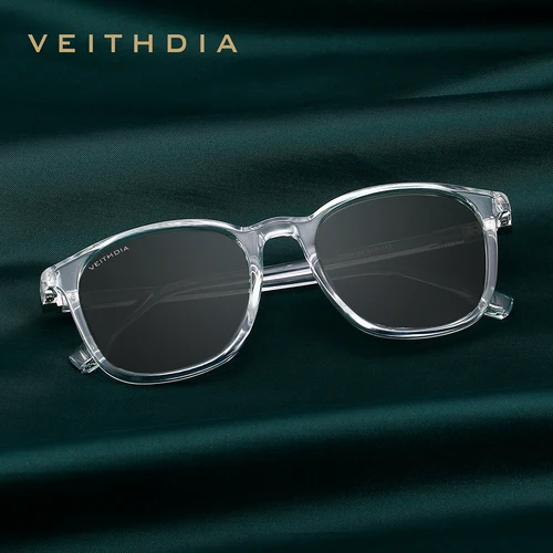 Imagen 2 del producto Marca VEITHDIA, gafas de sol para hombre, gafas Retro TR90, lentes polarizadas, gafas Vintage, gafas de sol de conducción para hombre para mujer V7520