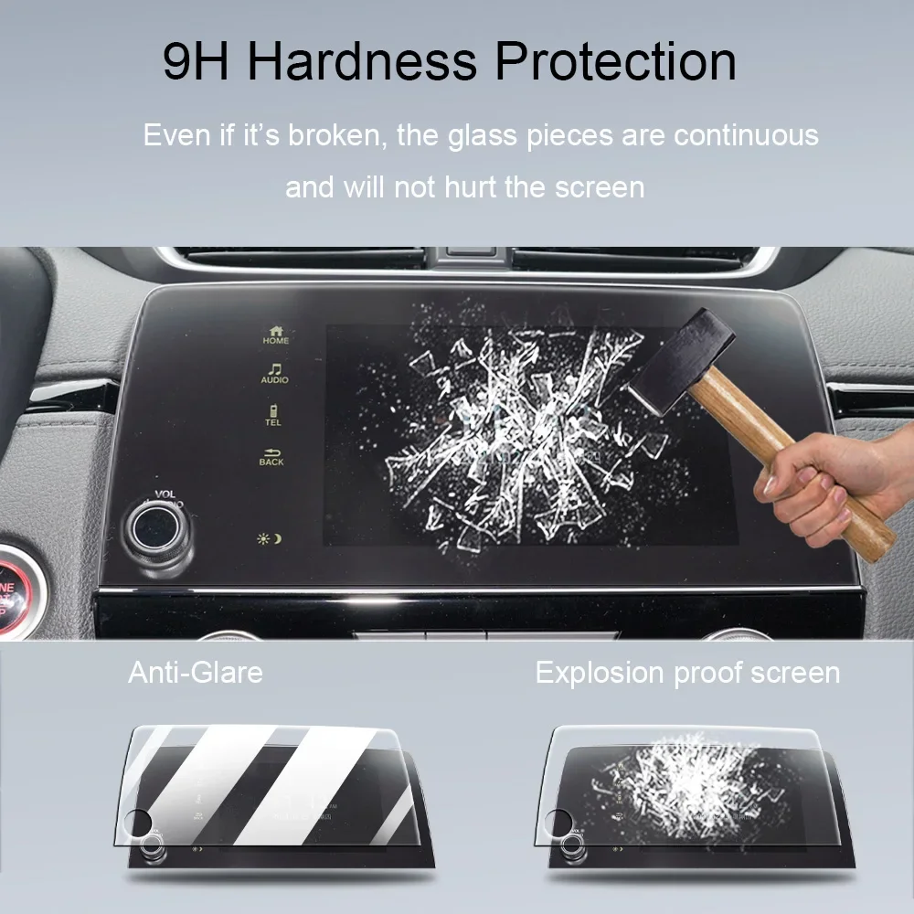 For Honda BREEZE 2017-2022 Car GPS navigation film LCD screen Tempered glass protective film Anti-scratch Film Interior Refit