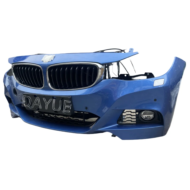 For 3 Series F34GT 2019 320i M Car Front Bumper Assembly Engine Hood Mudguard Doors Accessories Made of Durable Plastic
