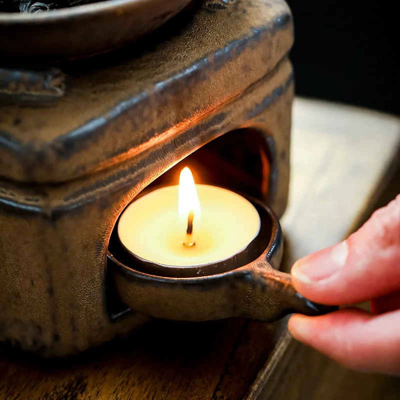 Home Use Candle Warming Tea Waking Tea Deodorizing Tea Leaves Fragrance Warming Tea Heating Insulation Tea Ceremony Tea Brewing