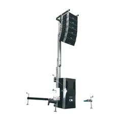 High Quality Aluminum Customized Portable Line Array Crank Speaker Truss Display Lifting Tower Crank Frame