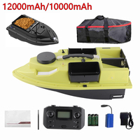 12000mAh/10000mAh Fishing Bait Boat Wireless Remote Control GPS Fishing Feeder Fish Finder Device 2KG Loading With LED Light