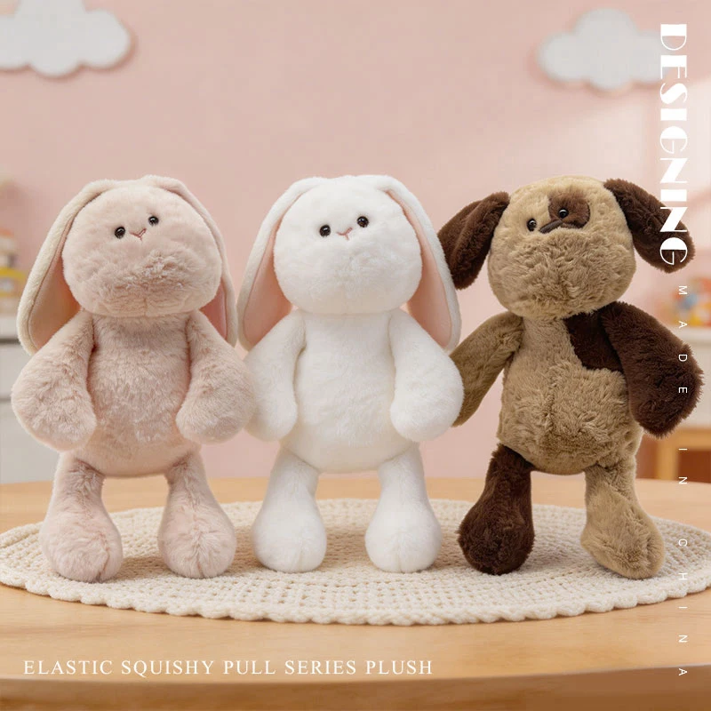 

Soft Bunny Stuffed Animal Plush Toy Kawaii Dogs Puppy Toy Children's Accompany Doll Birthday Xmas Gift Room Decor Photo Props