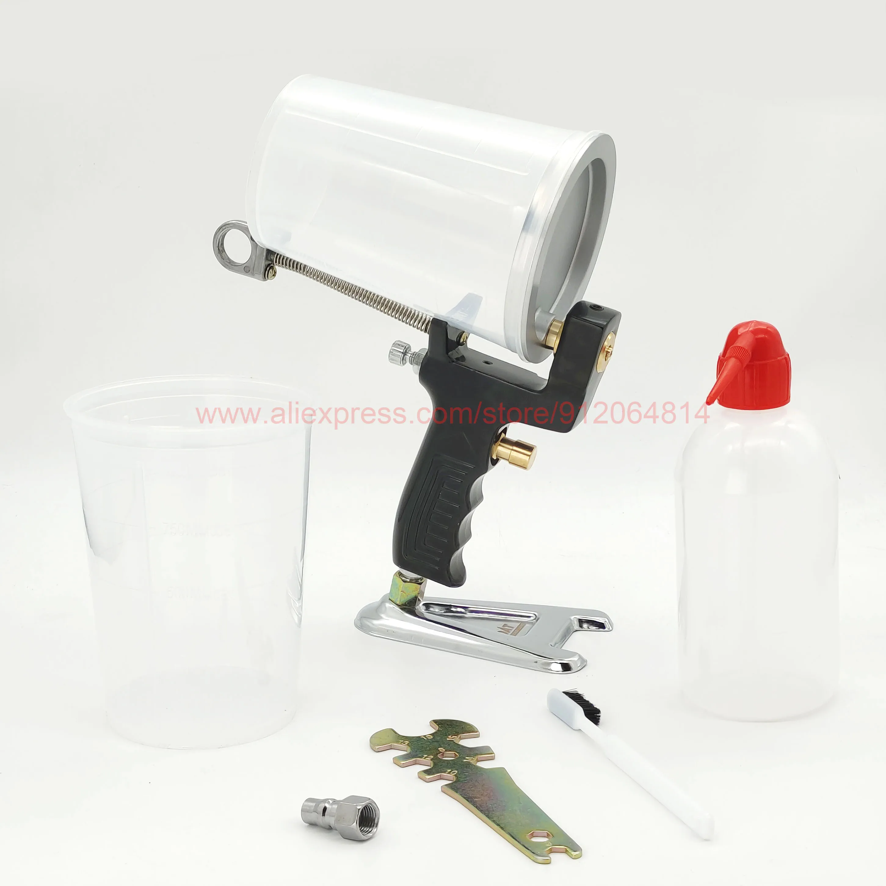 Professional G-100 Portable Gel Coat Spray Gun 5.0mm Glass Glue Special Sprayable Epoxy Resin FRP Resin Hopper /Glue Spray Gun