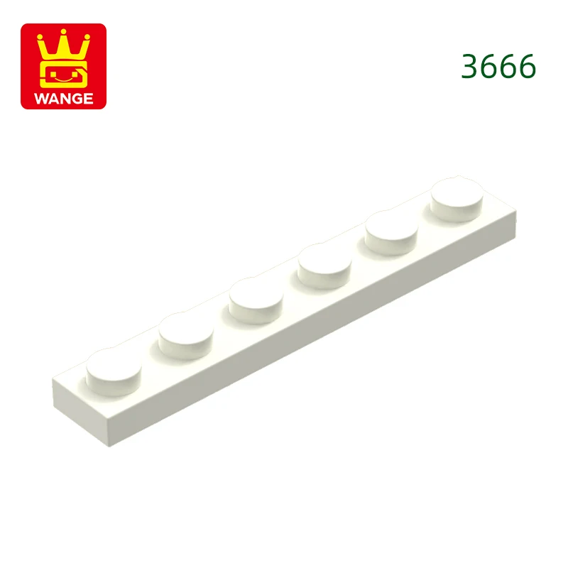 wange 102 Teile/los 3666 1x6 Grundlegende Baustein Moc Lose Teile Kompatibel mit Ziegel DIY kinder Spielzeug Montage geschenk Lagerung Box 4