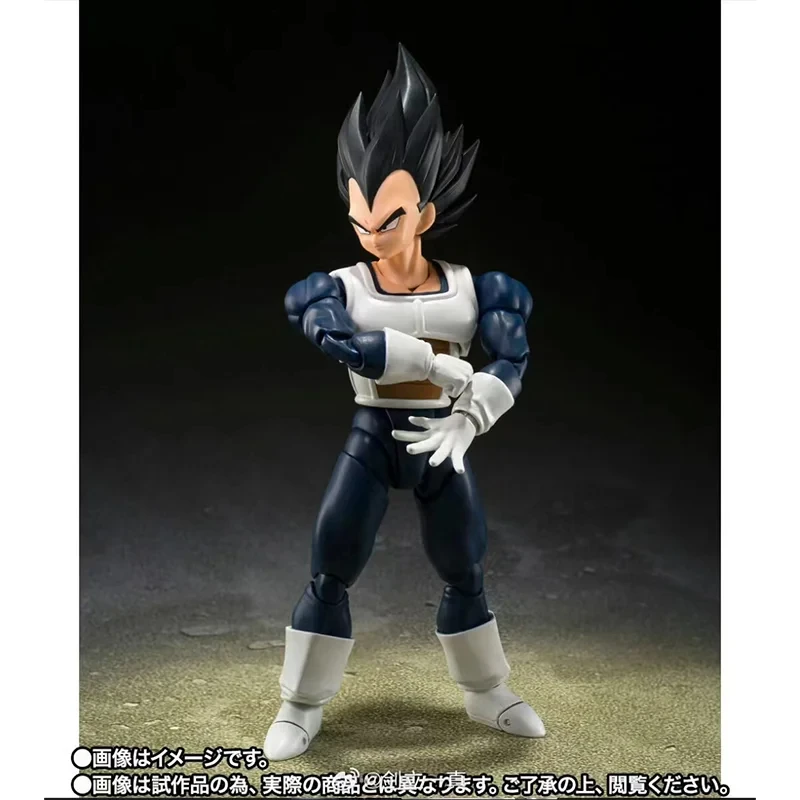 Original Dragon Ball Z Bandai S.H.Figuarts SHF VEGETA Old Battle Suit PVC Action Figure Model Collection Toys Gift