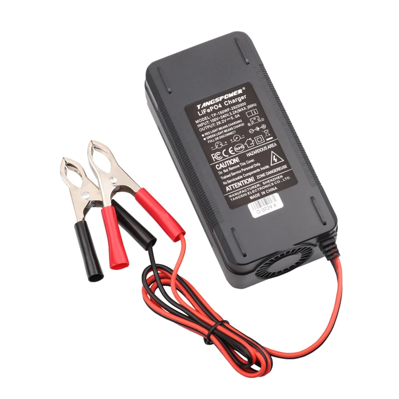 29.2V 5A Smart LiFePO4 Battery Charger 8Series For 24V LiFePO4 Battery Pack Charger Selectable EU/US/AU/UK/KR High Quality Plug