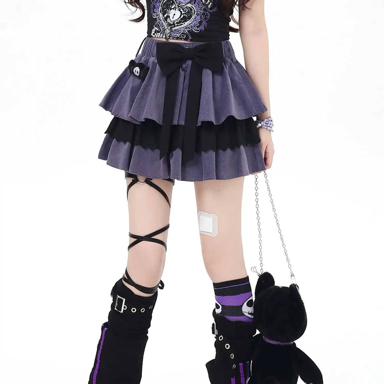 原宿 Y2K スイートボウスカート ハイウエスト 可愛い スリム ミニスカート 新しいサブカルチャー ボール風スカート 日本風スカート レディース ストリートウェア ケーキスカート