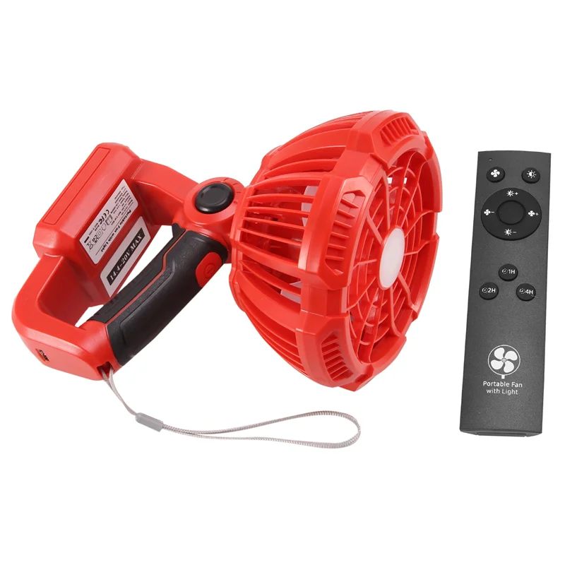 ABLK Ventilatore da campeggio esterno per artigiano Batteria al litio 14,4-20 V