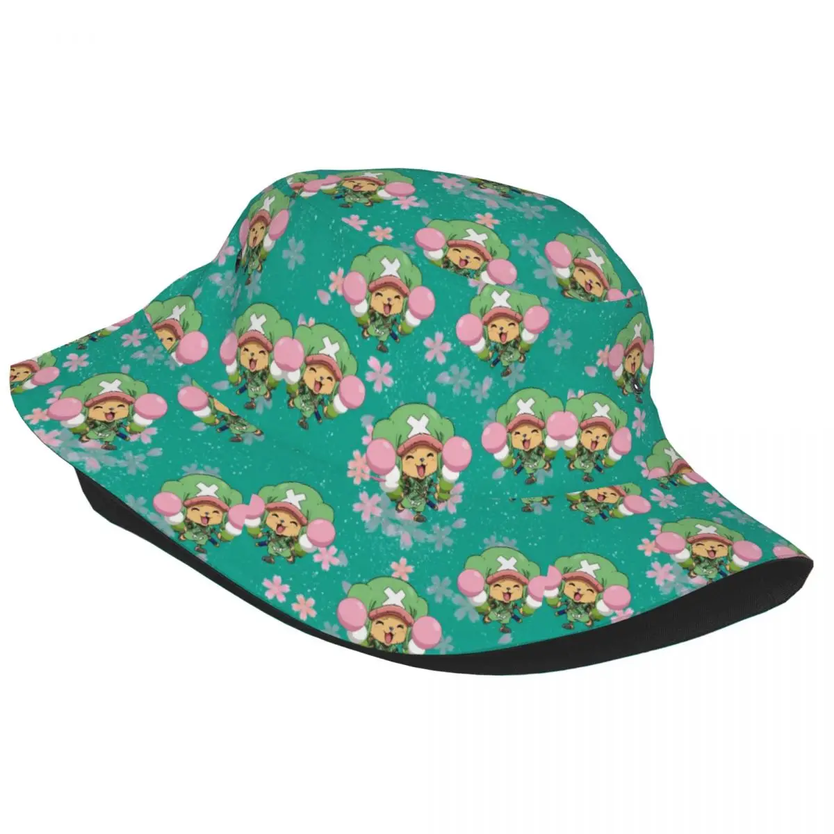 Tony Tony Chopper Bucket Hat for Men Women Summer One Piece Sun Hat Stylish for Outdoor Sports Fishing Cap Irish Country Hat
