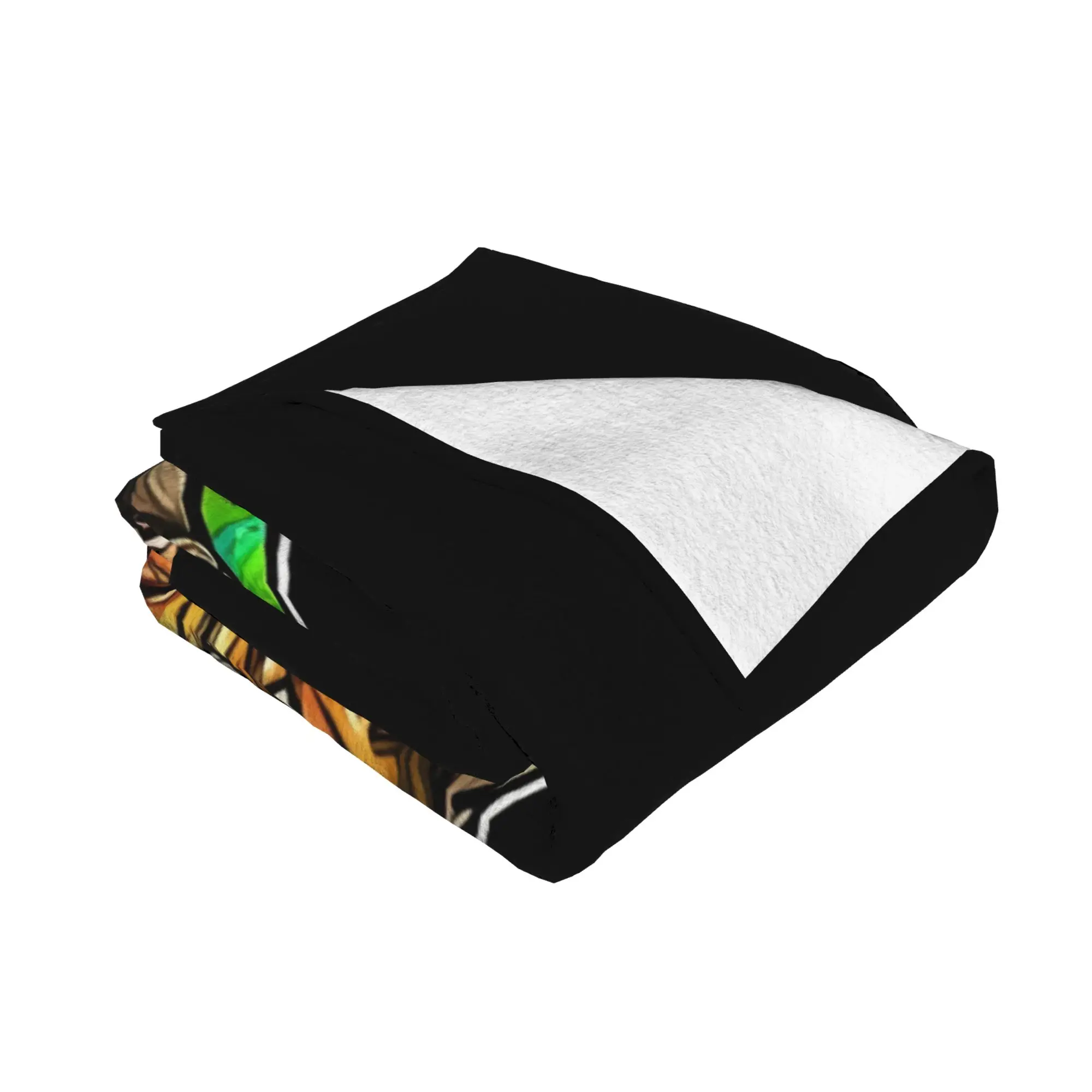 1PC home Cutecore Goosebumps black graphic Goosebumps Blanket Super Cosy Plush Home Living Room Sofa halloween