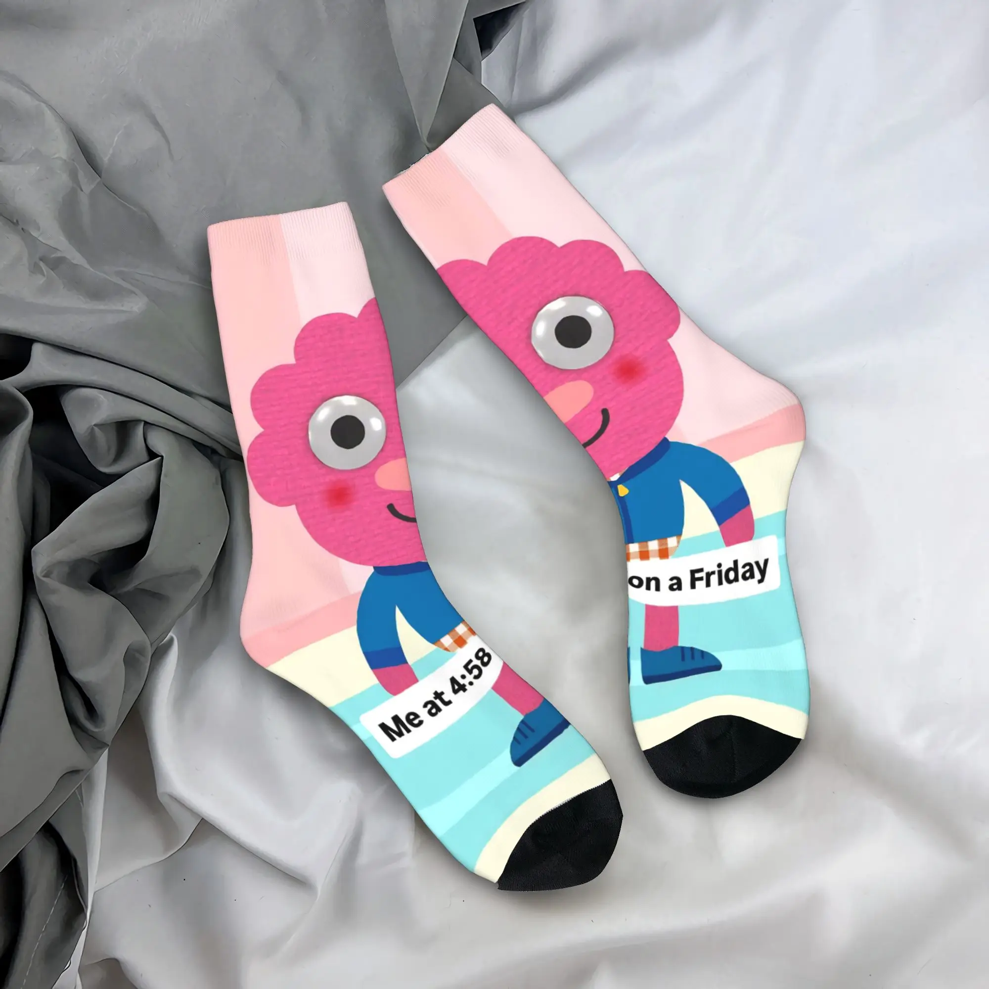 Noodle Pals Micro Super Simple Songs Stockings Design Socks Autumn Anti Sweat Socks Women Men Running Sports Comfortable Socks