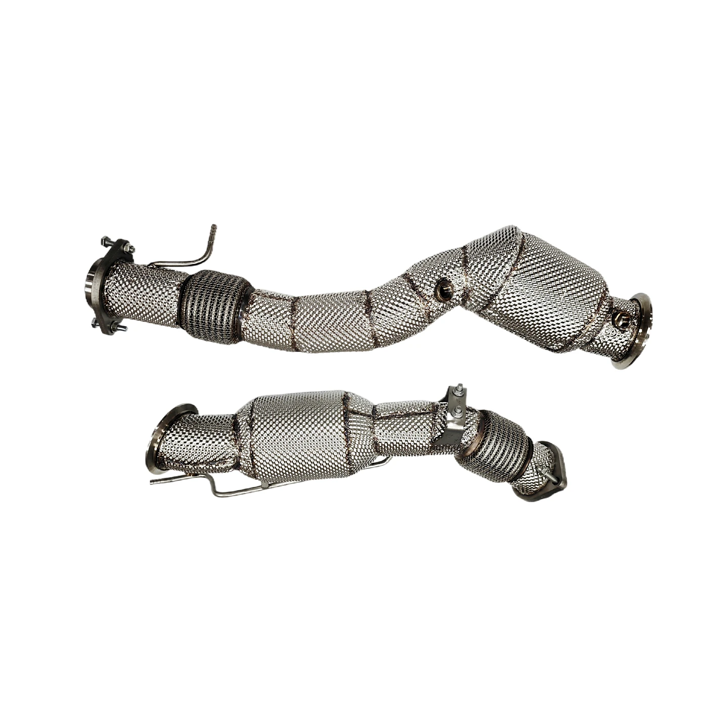 أنبوب سفلي حراري 200 خلية لسيارة BMW X3M X4M F85 F96 S58 النازل