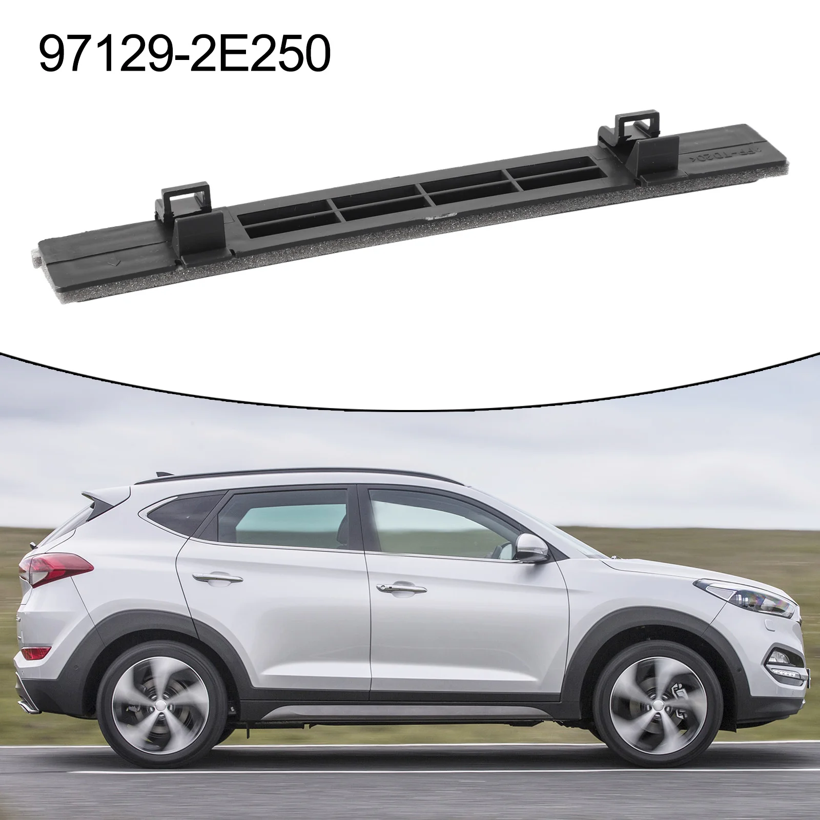 Tampa do filtro do ar condicionado para Hyundai Tucson, instalação fácil, peça de substituição do OEM 97129 2E250, 2004, 2009