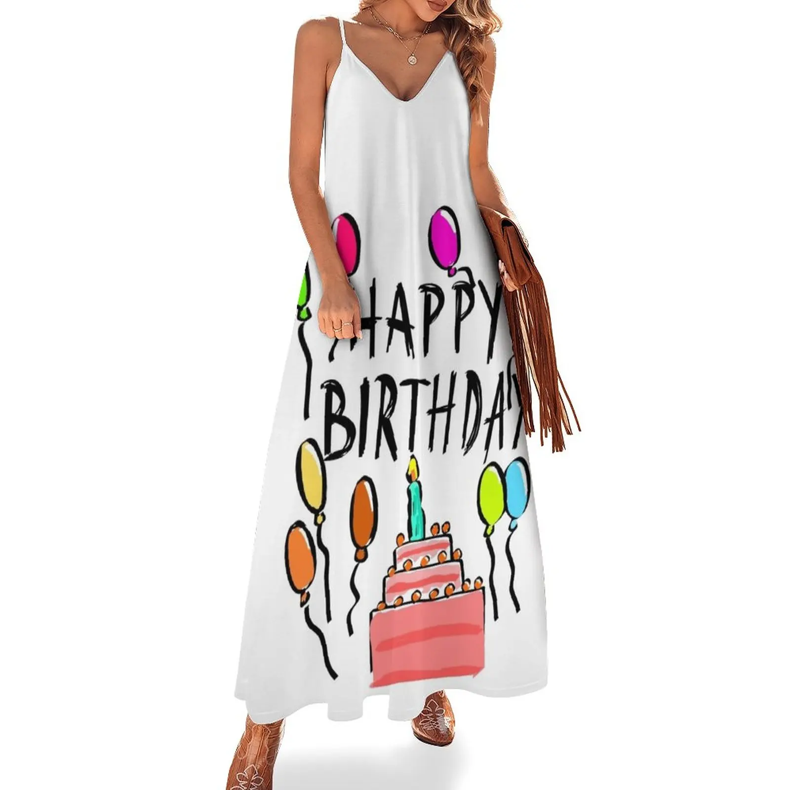 

Happy Birthday! Sleeveless Dress dress dresses party dresses woman