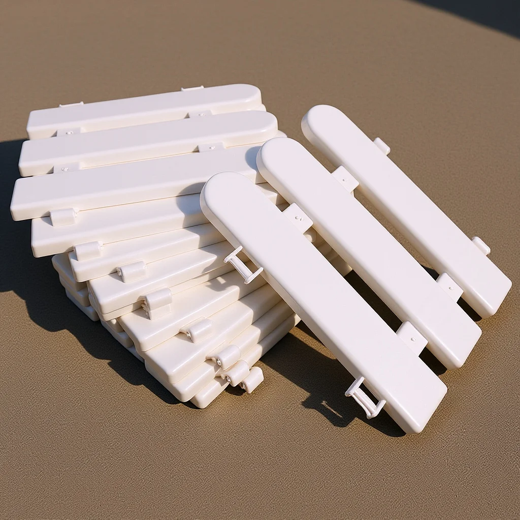 10 Buah Pagar Plastik Bahan Tahan Lama Dekorasi Taman Luar Ruangan Simulasi Pagar Rumput Halaman Pagar Rumput