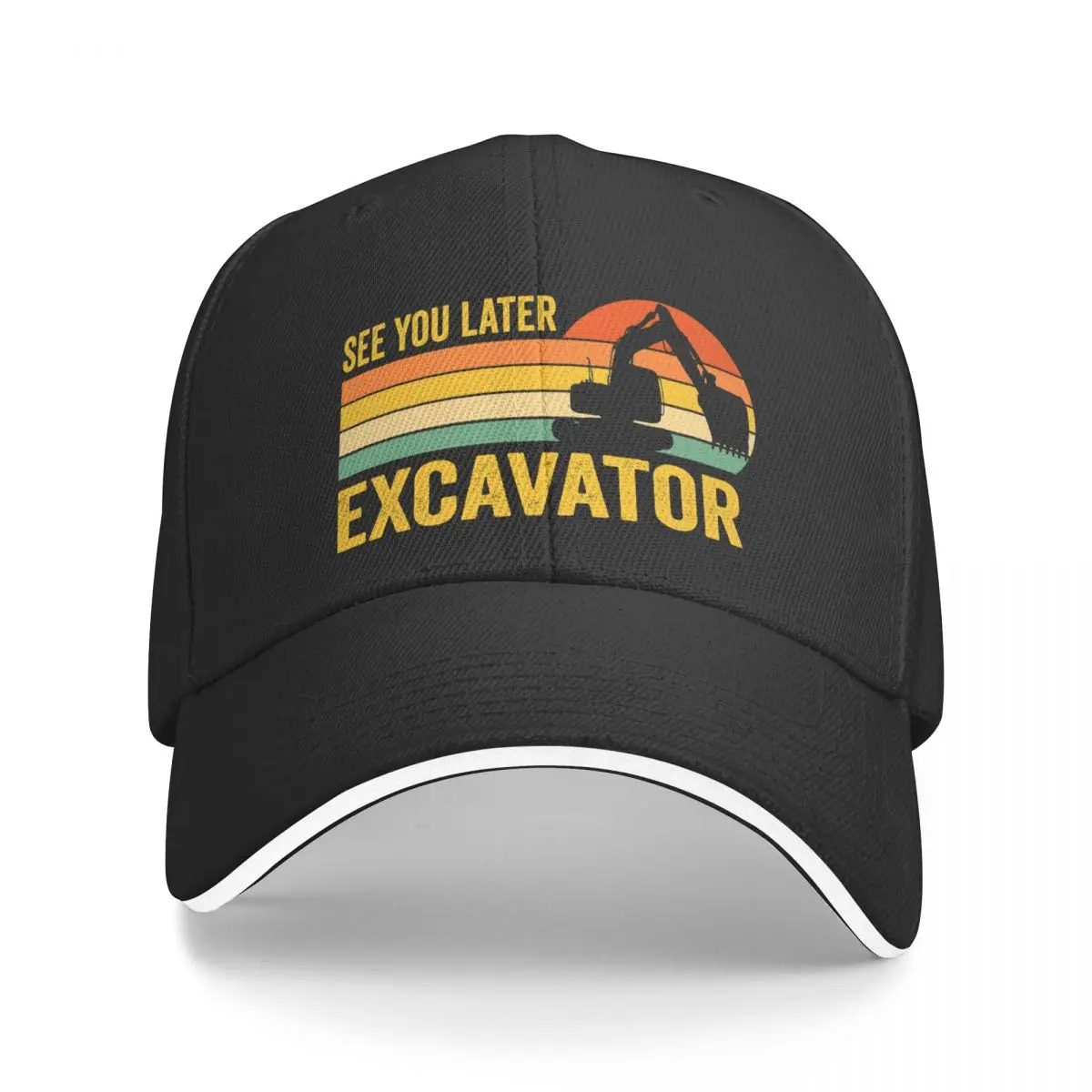 See You Later Excavator Baseball Cap Military Tactical Cap Sports Cap western Hat Women's Golf Clothing Men's