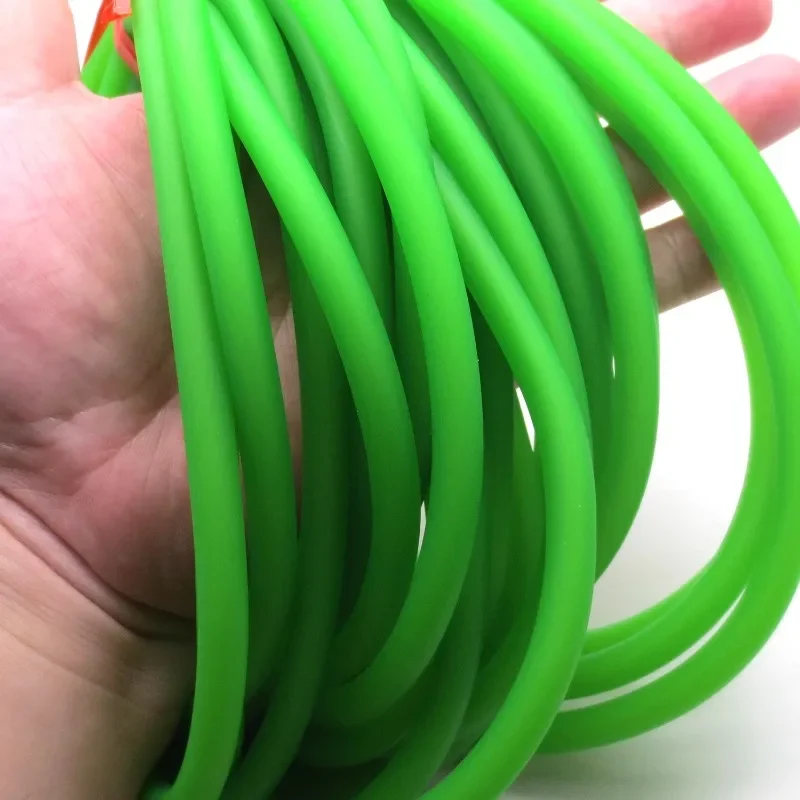 New 3/5/10M Green Natural Rubber Band Latex Tube Pull Rope The Latex Tubes Tourniquet Rope Elastic Slingshot Rubber Band 3070