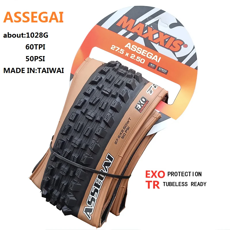 Maxxis ASSEGAI 27,5 29X2,5 Zoll Downhill Folding Vacuum Pannensicher ist ein hochfester Quick Drop-Reifen von Maxxis – Detail 7