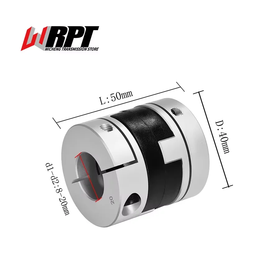 CHC Aluminum Alloy Quick Release Coupling Clamping Type Cross Adjusting Coupling Cross Slider Coupling CHC-40x50