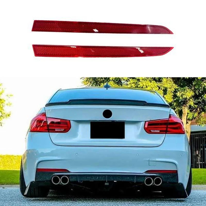 63147847165 63147847166 Rear Bumper Reflector Rear Bumper Brake Reflector Strip Warning Lights Car Parts For BMW F30 F31