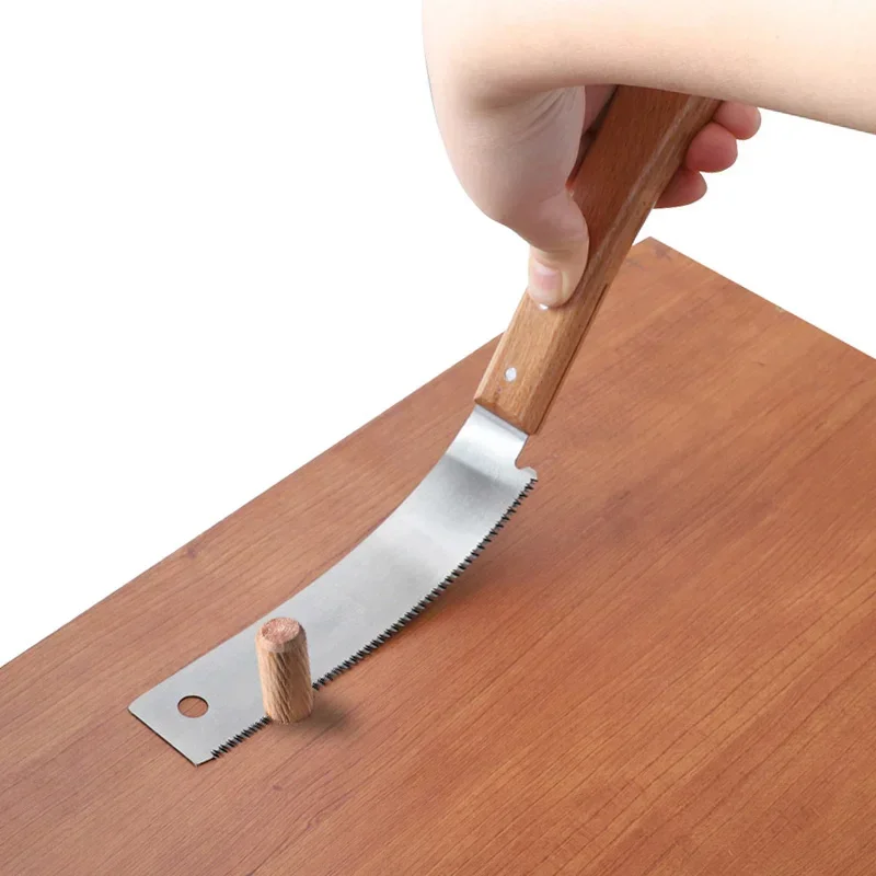 150mm Wood Saw SK5 Steel 3-Edge Tooth 17 TPI Japanese Saw Flush Cut Trim Saw for Woodworking
