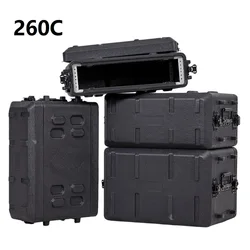 Tool Cabinet Stage Audio Amplifier Organizer PE Plastic Flight Case Microphone Receiver Box Portable Toolbox Shockproof