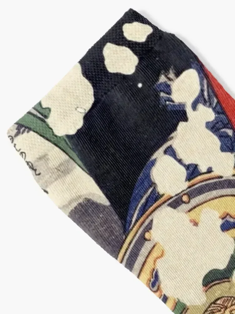 Utagawa Kuniyoshi - Sun Erniang, Known as the Demon Mother Socks japanese fashion hip hop fashionable Luxury Woman Socks Men's
