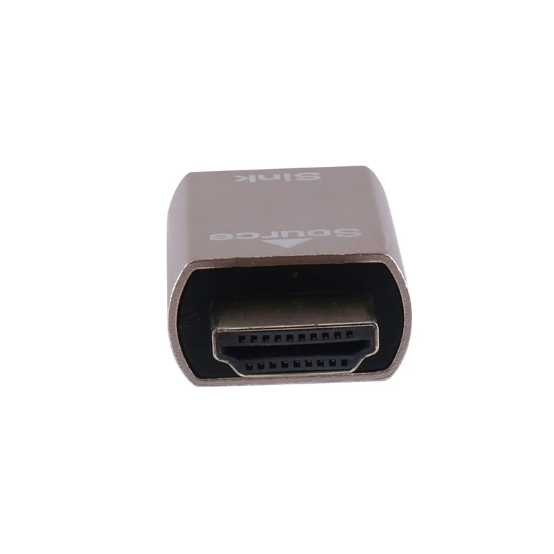 -Pemegang sinyal layar kunci yang kompatibel KVM HDMI2.0 adaptor Virtual Edd DTC Plug Dummy untuk Emulator yang kompatibel