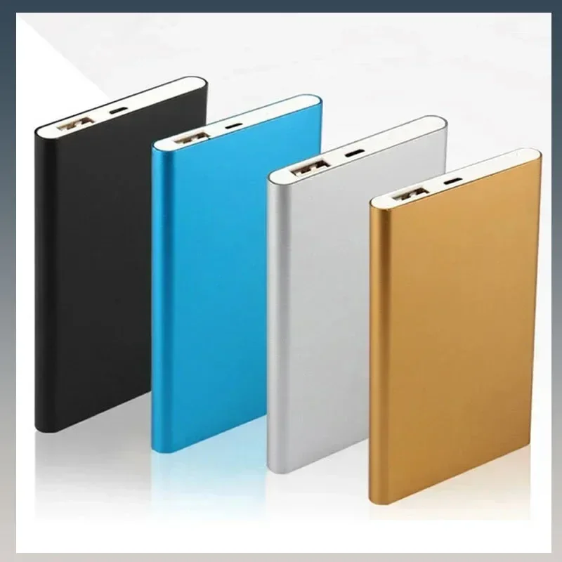 10000mAh Polymer Power Bank for iPhone Xiaomi Huawei, Portable Mobile Phone Charger with Two-way Quick Charge and Micro USB