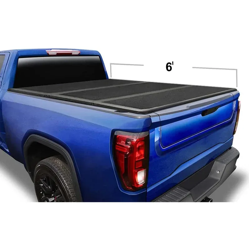 

hilux revo Hard Three-Fold Truck Bed Covers Tri Fold Tonneau covers Cover 6FT for