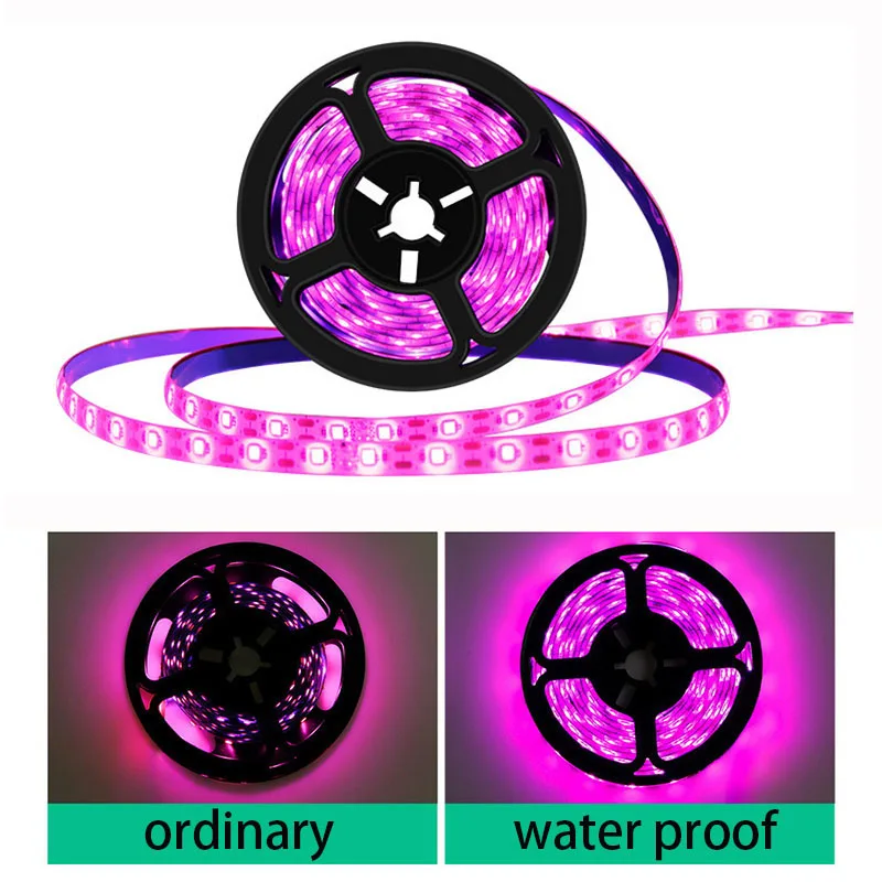 0.5m 1m 2m 3m USB 5V pink LED Strip Grow Light Plant Full Spectrum Phyto growing Lamp Flowers Greenhouse Cultivo Hydroponic q1