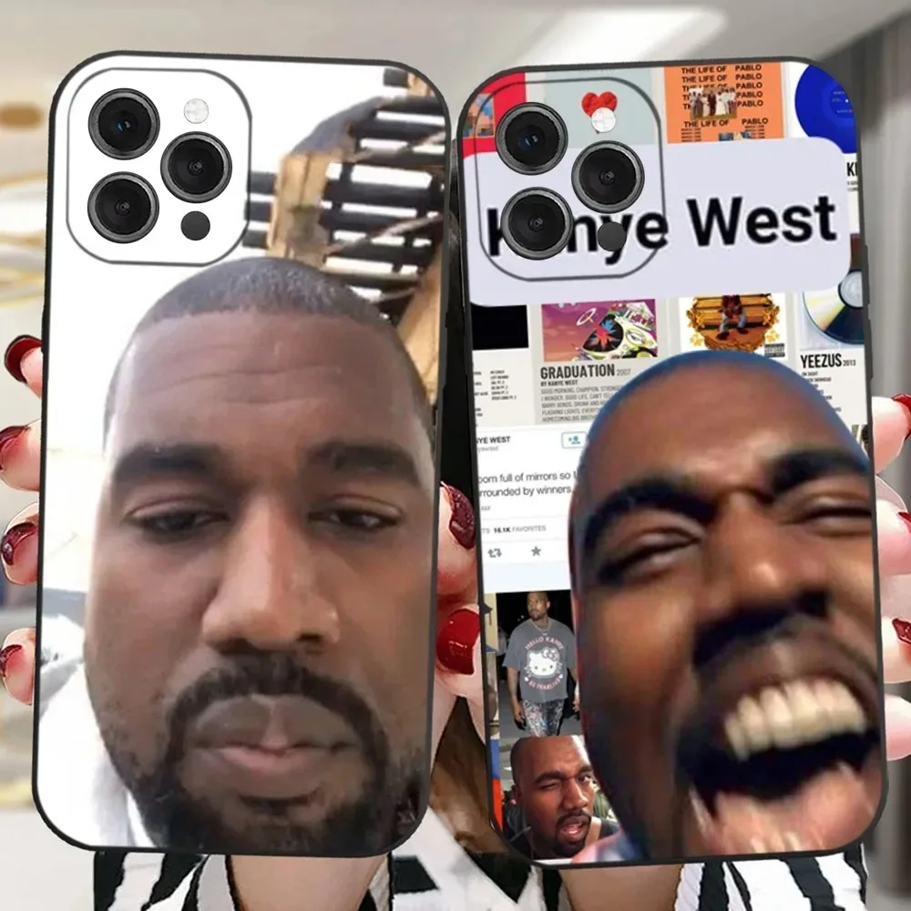 Funny Kanye West Ye Phone Case For iPhone 15 14 13 12 11 Plus Pro Max XR XS X 7 8 Plus SE Mini Silicone Soft Cover