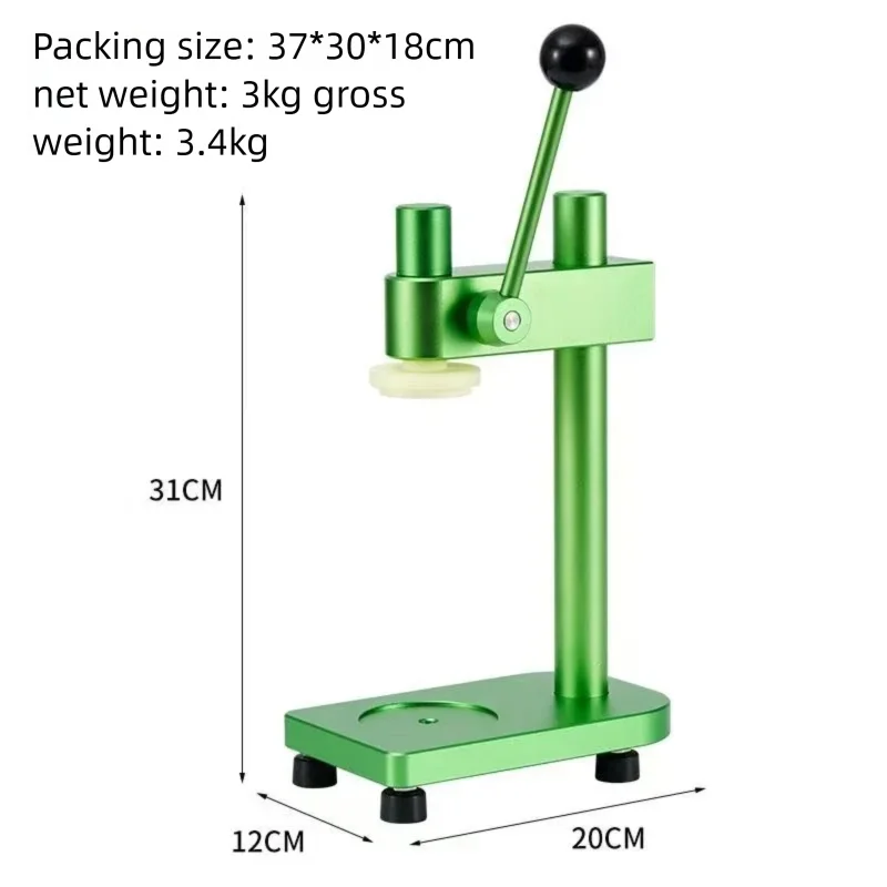 آلة ختم خزان الحليب اليدوية لشاي الحليب التجارية عالية الجودة قابلة للتعديل آلة ختم علبة المشروبات في الهواء الطلق مبيعات الشوارع #5