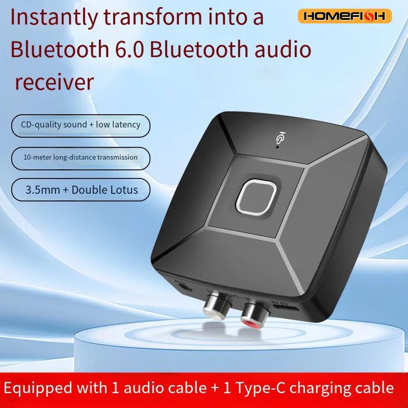 The BT1180 Bluetooth 6.0 NFC music receiver is hands-free for car use and supports music playback via USB flash drive