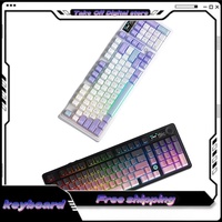 AJAZZ AK980 New E-Sports Game Mechanical Keyboard Tri Mode 98 With Wireless E-Sports Game Tft Color With computer peripherals