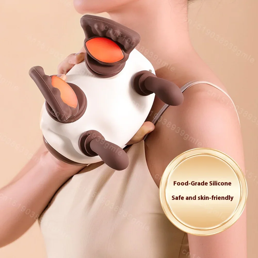 

Электрический массаж мышц шеи и плеч, беспроводной массаж плеч и спины, шаль для массажа шеи Masajeador, релаксация