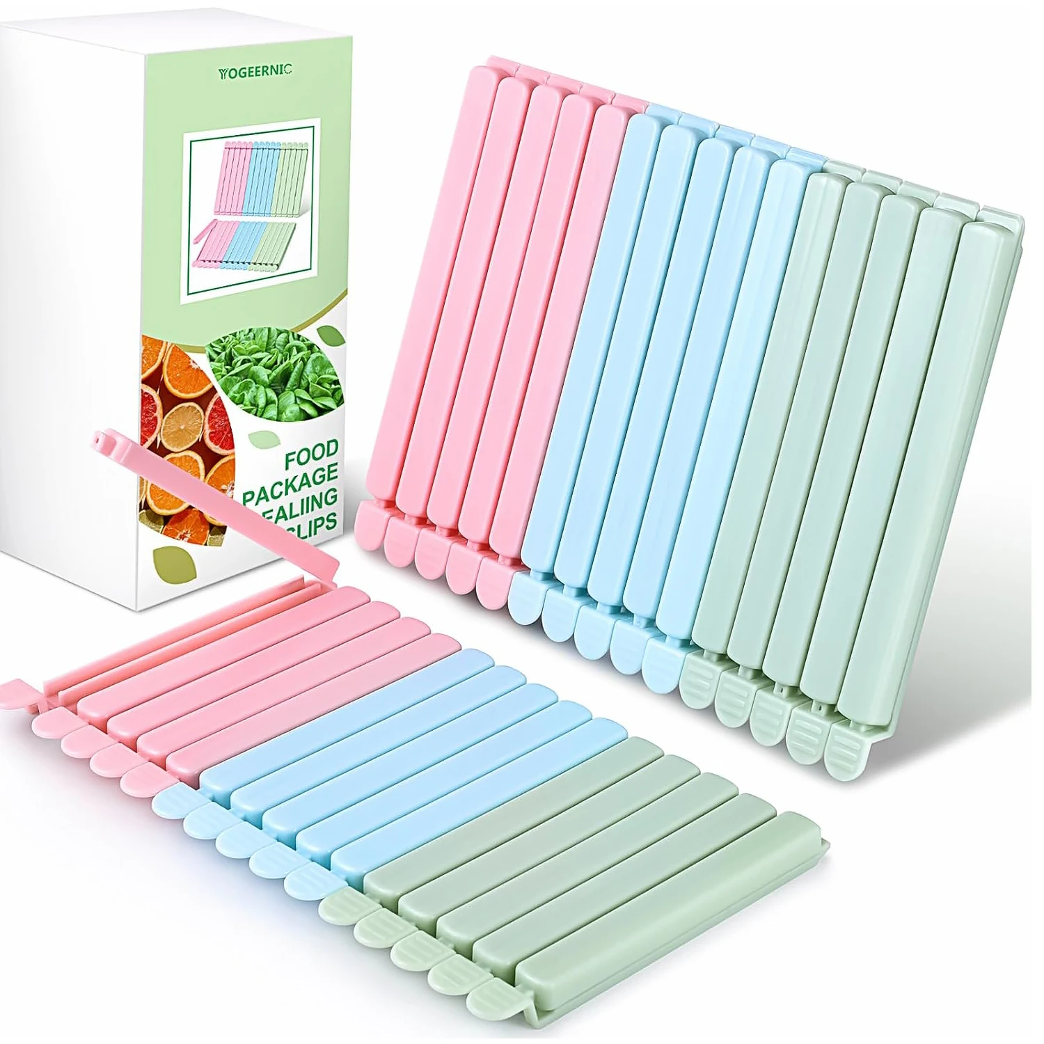 5Pcs Portable Kitchen Storage Food Snack Seal Sealing Bag Clips Sealer Clamp Plastic Tool Kitchen Accessories