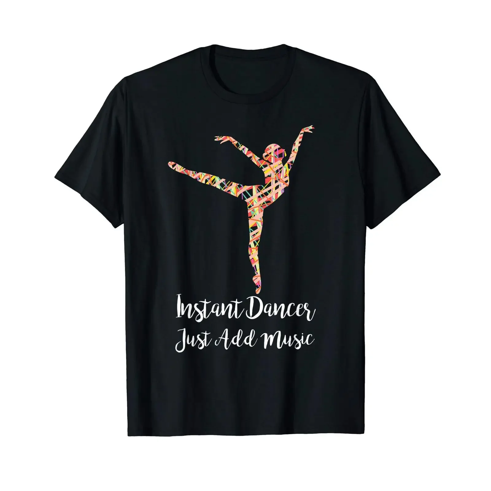 Instant Dancer Just Add Music Cute Dance T Shirt vintage Washed fashion Top For Everyday Wear Versatile Casual graphic