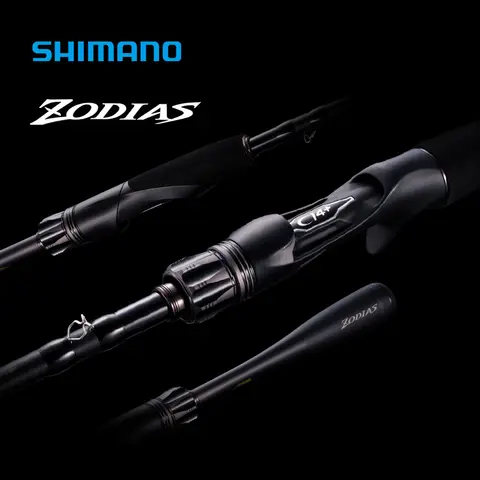 Shimano Zodias 2-Piece Fishing Rod Carbon Fiber Spinning Casting Rod Hi-Power Lightweight Sensitive Bass Fishing Lure Rod