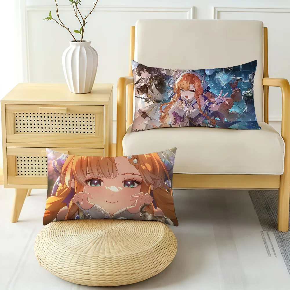 Wuthering Waves SIGRIKA cushion cover Hit Product Home Sofa living Room Double-sided Soft Decorative Pillow Cover