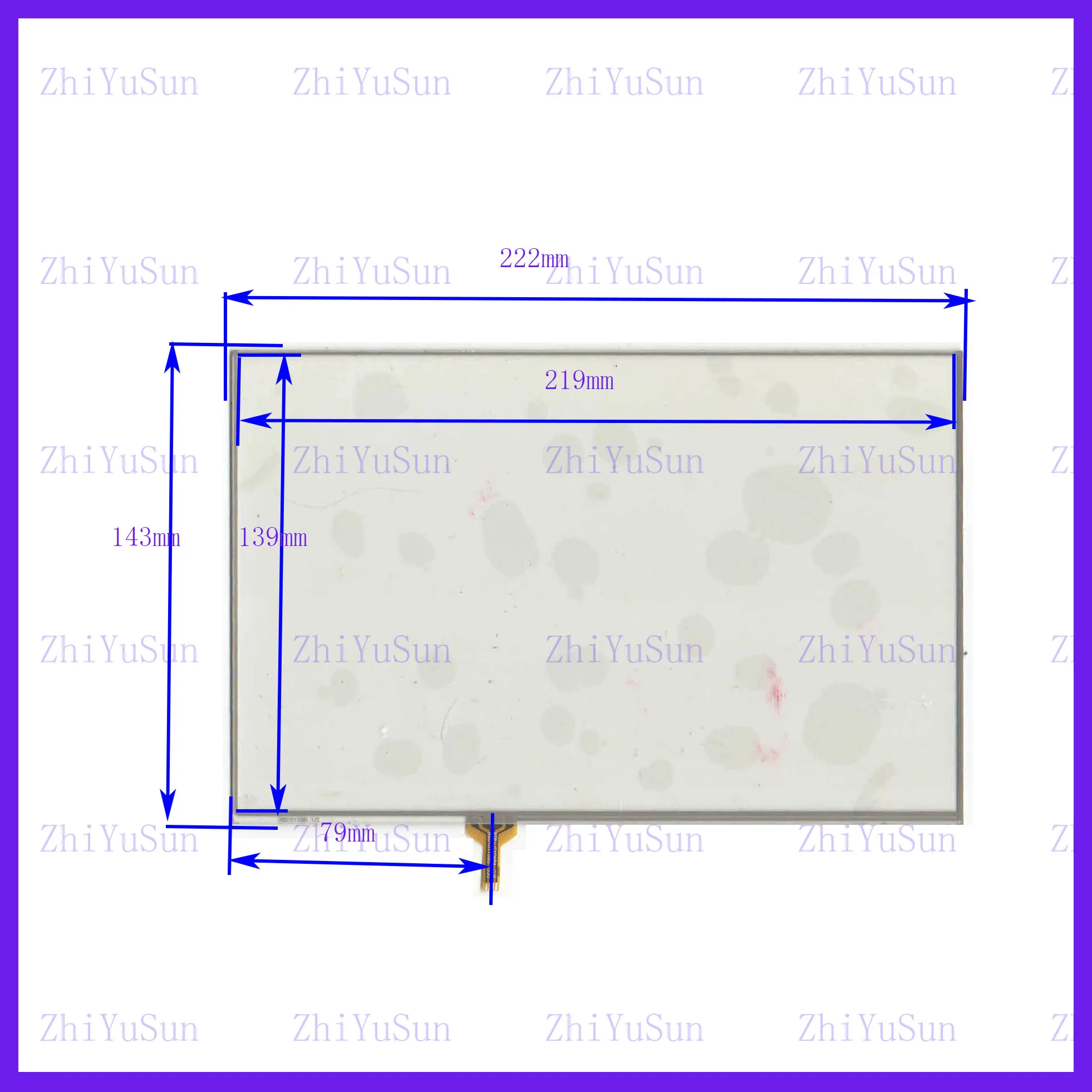 HSD1011585  222*143mm Touch Screen glass