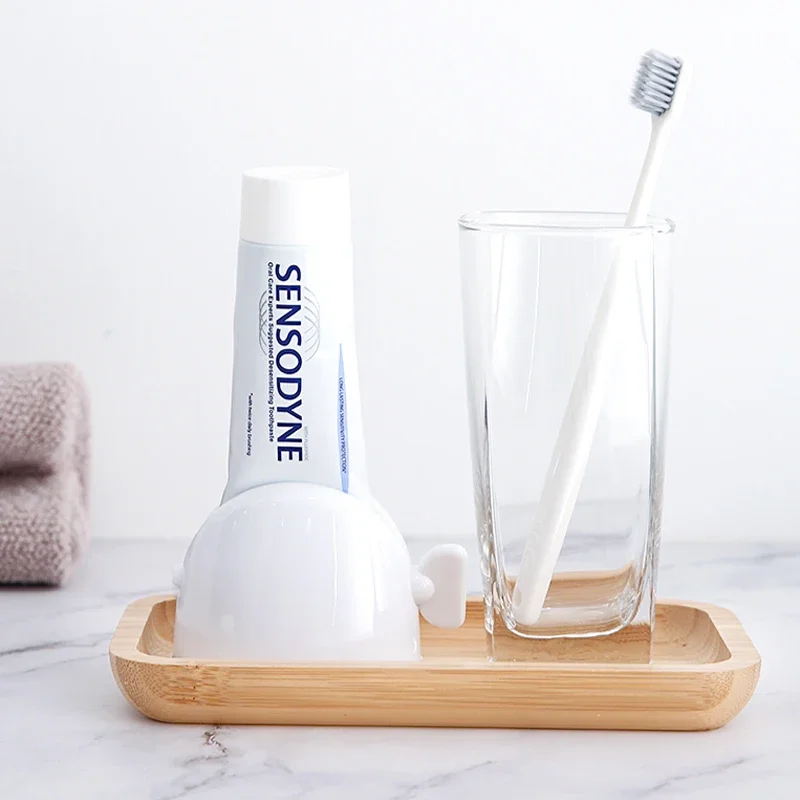 1/2pcs Bathroom Accessories Set Rolling Toothpaste Squeezer Tube Toothpaste Dispenser Cleanser Squeezer Toothpaste Holder