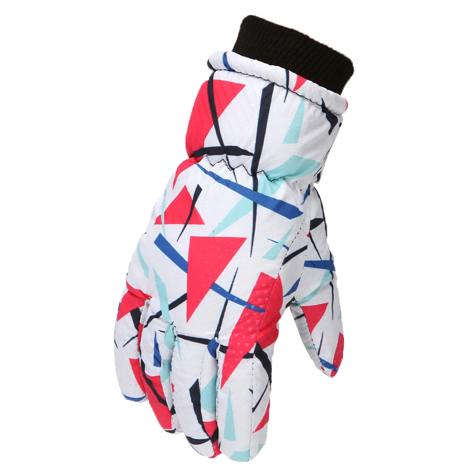 Guantes de esquí térmicos para niños, guantes de invierno impermeables y cálidos para Snowboard, guantes de nieve para niñas y niños, clima frío