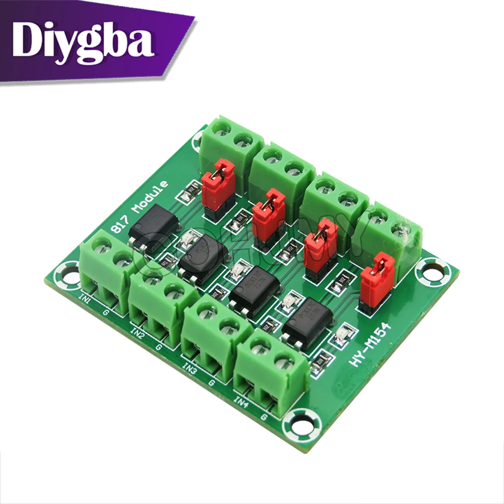 4-way voltage isolation board PC817 optocoupler voltage control transfer drive module optoisolator