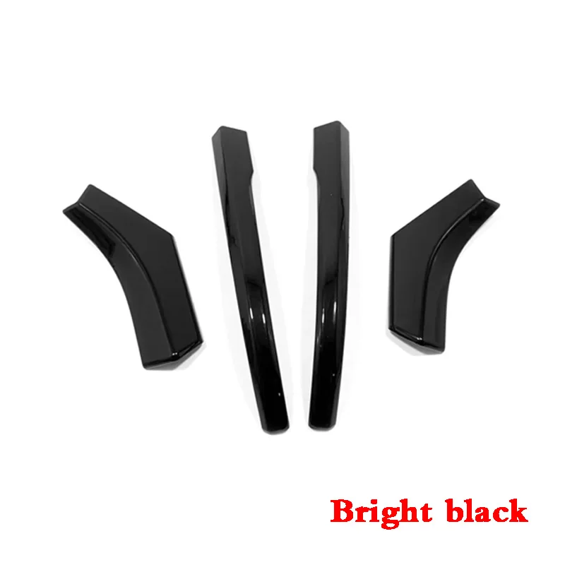 For Toyota Grevia 2021, 2022, rearview mirror trim modification, exterior decoration, carbon fiber ABS material, 4 pcs/set