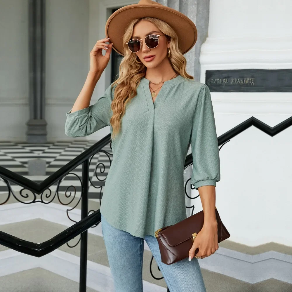 

Women's Shirts & Blouses Korean Popular Clothes Purple Elegant Tops Women Trend 2024 Ladies Summer Clothing Top Blouse