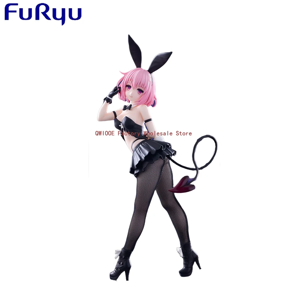Original Genuine FuRyu To Love Ru Darkness 27cm Momo Belia Deviluke BiCute Bunny Girl Anime Figure Toys For Kid QWIOOE Wholesale
