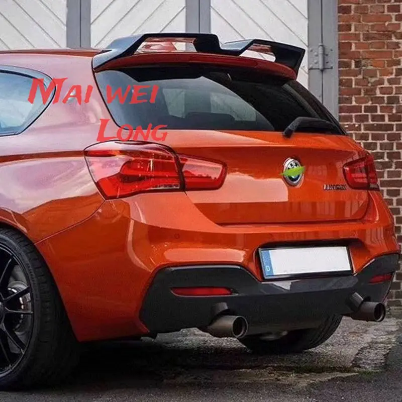 For BMW F20 Spoiler 2018-2021 1 Series 116i 120i 118i M135i F20 F21 Carbon Fiber Rear Roof / Top Spoiler AC Style F20 Spoiler